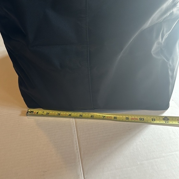 NIB heavy duty shopping cart liner in black nylon top flap Velcro closure - Picture 11 of 13